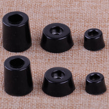 Load image into Gallery viewer, 8pcs Black Speaker Cabinet Furniture Chair Table Box Conical Rubber Foot Pad Stand Shock Absorber S / M / L Skid Resistance