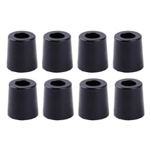 Load image into Gallery viewer, 8pcs Black Speaker Cabinet Furniture Chair Table Box Conical Rubber Foot Pad Stand Shock Absorber S / M / L Skid Resistance